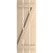 Ekena Millwork Rustic Three Board Spaced Board-n-Batten Smooth Faux Wood Shutters w/Z-Board, 17 1/2W x 80H, PR SHUBSZ17X80SMPR - alternate 15